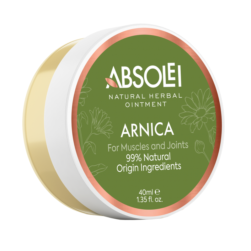 Absolei Natural Arnica Ointment for Muscles, Bruising and Swelling - 40 ml - 